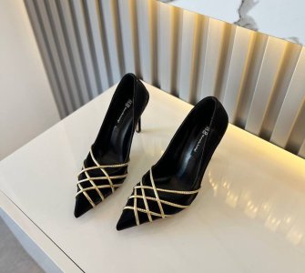 luxury gold shoes