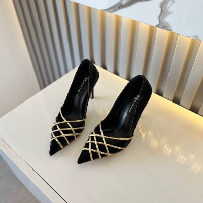 luxury gold shoes